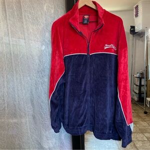Pure Playaz Vintage Men’s 2XL Velour Track Sweater Jacket Full Zip